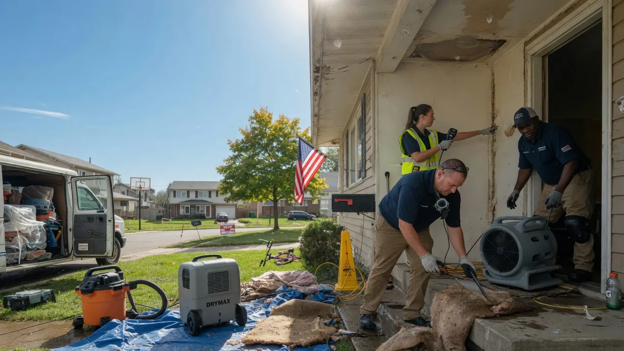 Water Damage Restoration in Martinsville, OH near me
